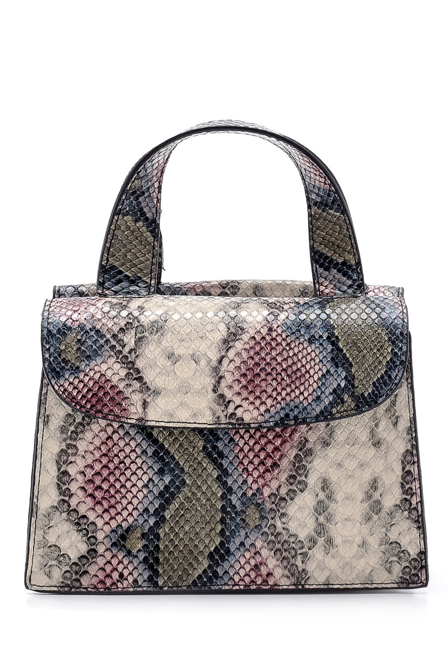 Women's Snakeskin Patterned Mini Shoulder Bag 20SBD221340 | Derimod