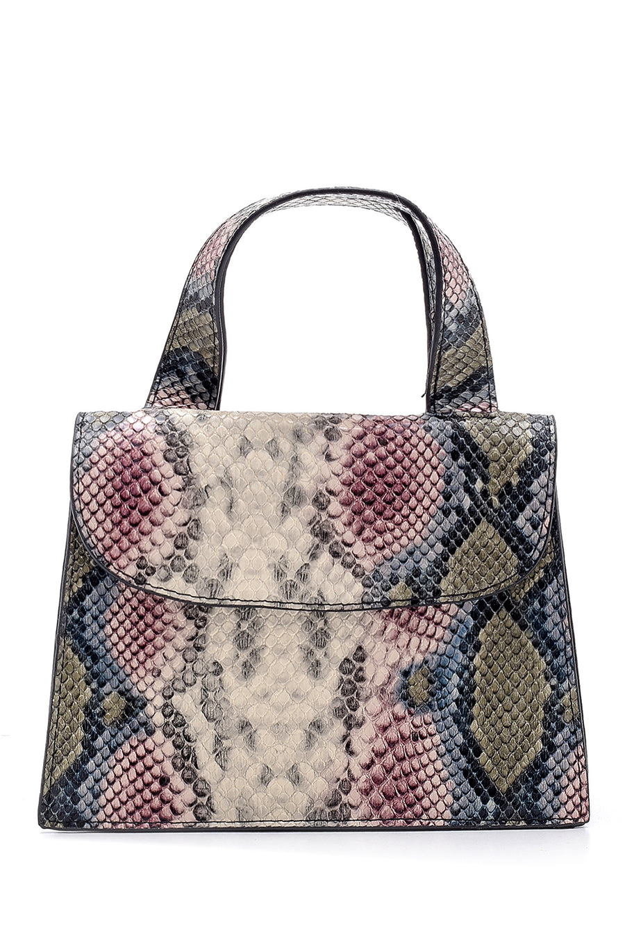 Women's Snakeskin Patterned Mini Shoulder Bag