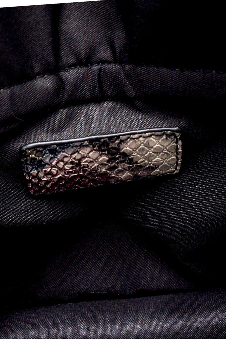 Women's Snakeskin Patterned Mini Shoulder Bag