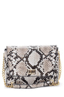 Women's Snakeskin Patterned Crossbody Bag | Derimod