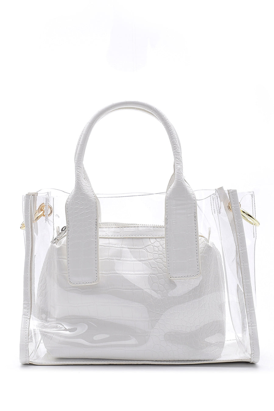 Women's Transparent Handbag 20SBD2216PV | Derimod