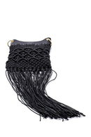 Kadın Örgü Püskül Detaylı Çanta | Derimod