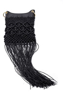 Kadın Örgü Püskül Detaylı Çanta | Derimod