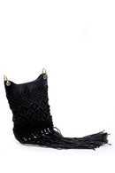 Kadın Örgü Püskül Detaylı Çanta | Derimod