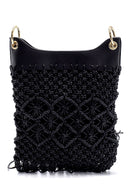 Kadın Örgü Püskül Detaylı Çanta | Derimod