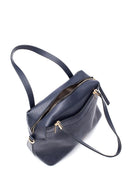 Kadın Lacivert Suni Deri Omuz Çantası | Derimod