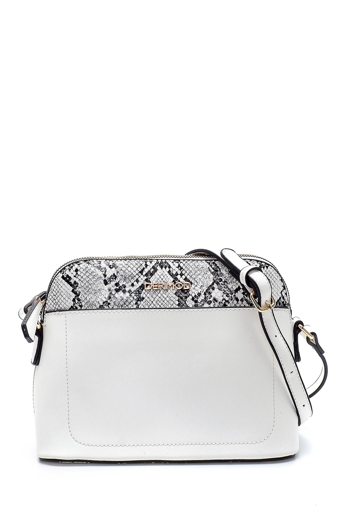 Kadın Yılan Derisi Detaylı Çapraz Çanta 20SBD254414 | Derimod