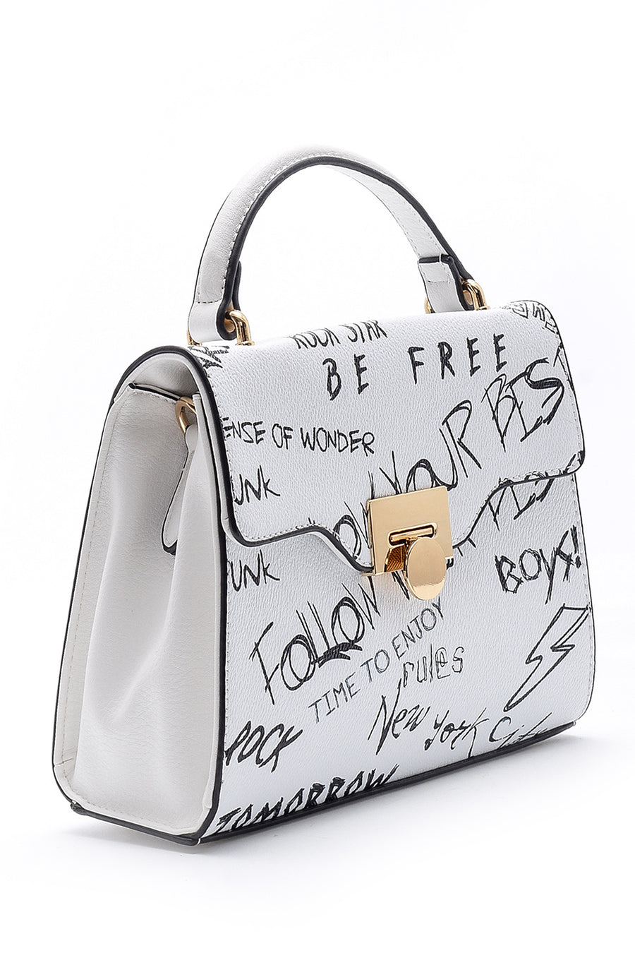 Women's Text Printed Bag