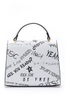 Women's Text Printed Bag | Derimod
