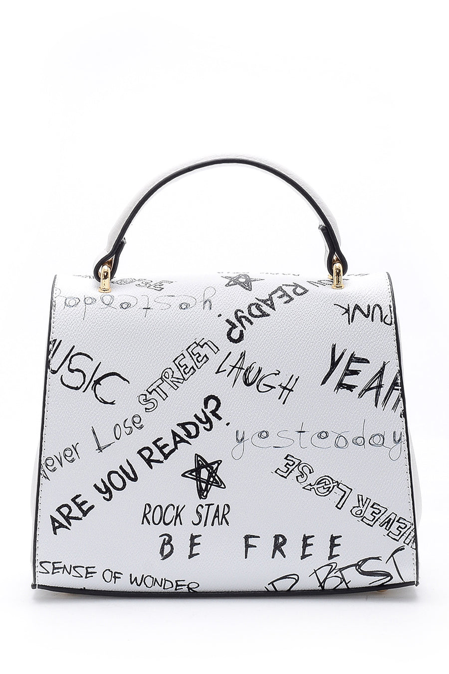 Women's Text Printed Bag