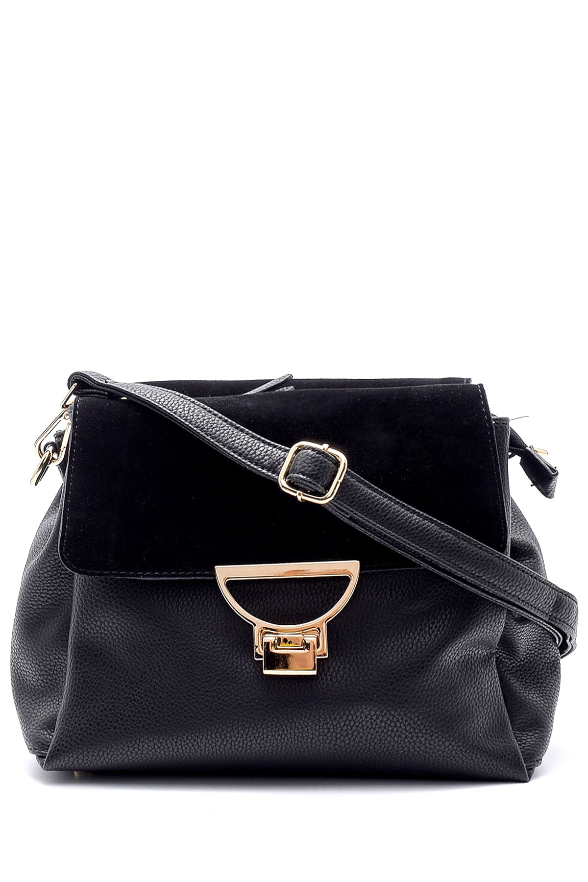 Kadın Süet Detaylı Omuz Çantası 20SBD262114 | Derimod