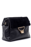 Kadın Süet Detaylı Omuz Çantası | Derimod