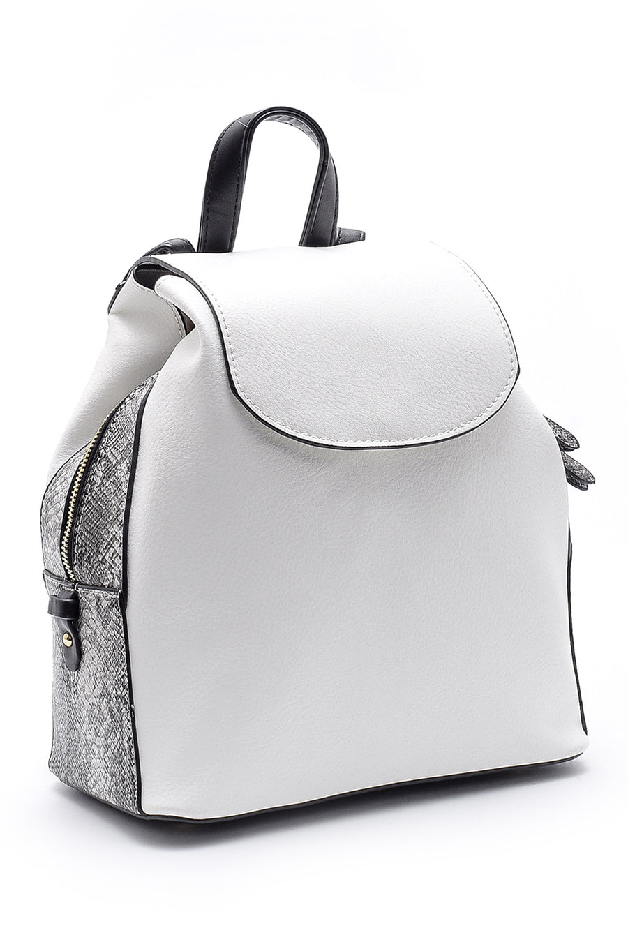Women's Snakeskin Detailed Backpack