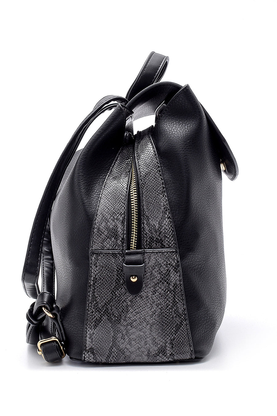 Women's Snakeskin Detailed Backpack