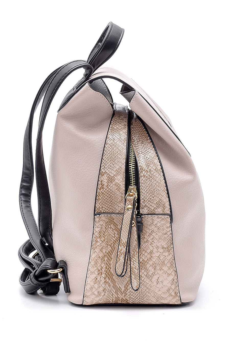 Women's Snakeskin Detailed Backpack