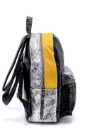 Women's Snakeskin Pattern Detailed Backpack | Derimod