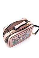 Kadın Pembe Suni Deri Kol Çantası | Derimod