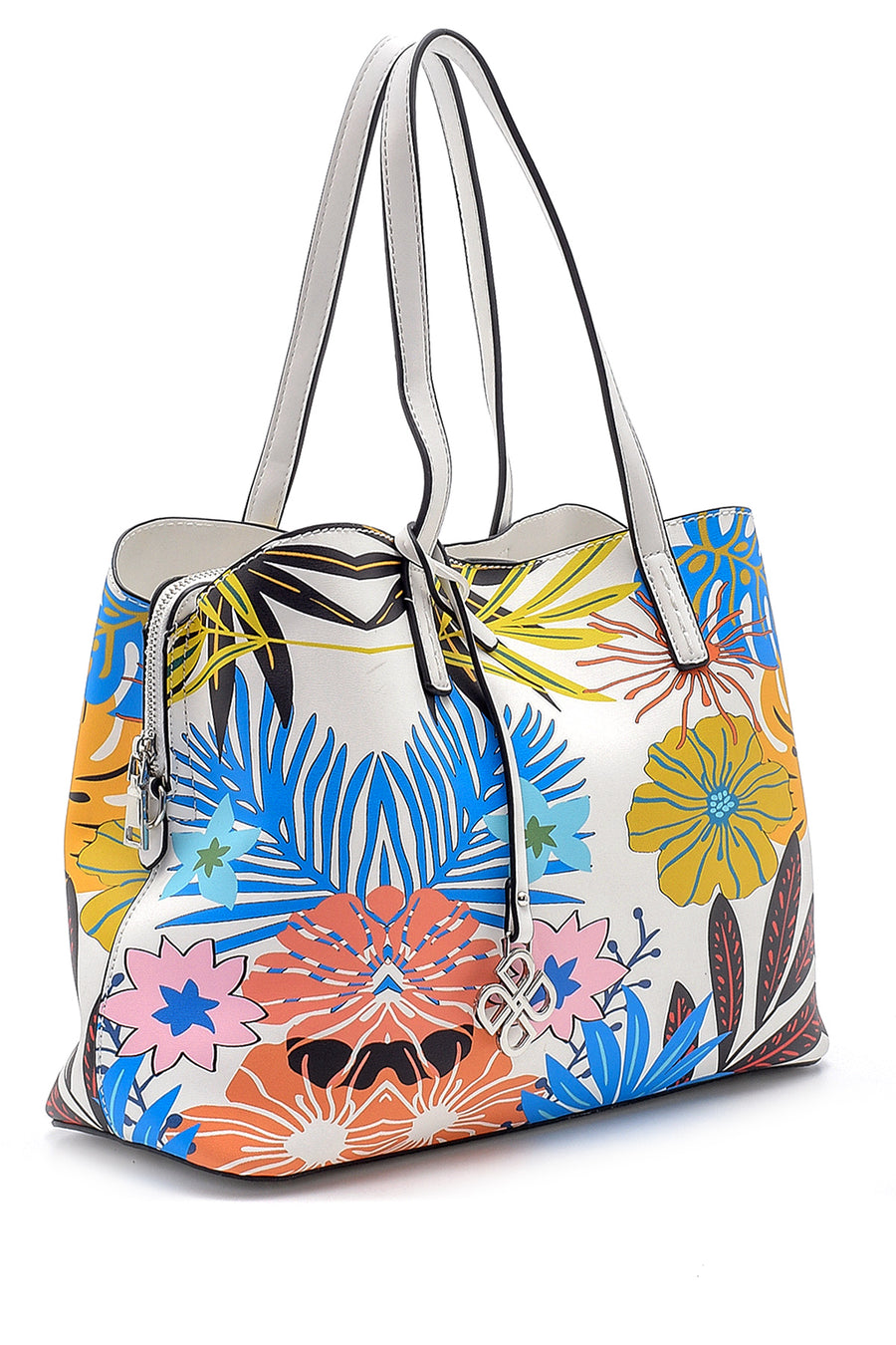 Women's Floral Patterned Shoulder Bag