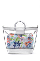 Women's Flower Detailed Transparent Shoulder Bag | Derimod