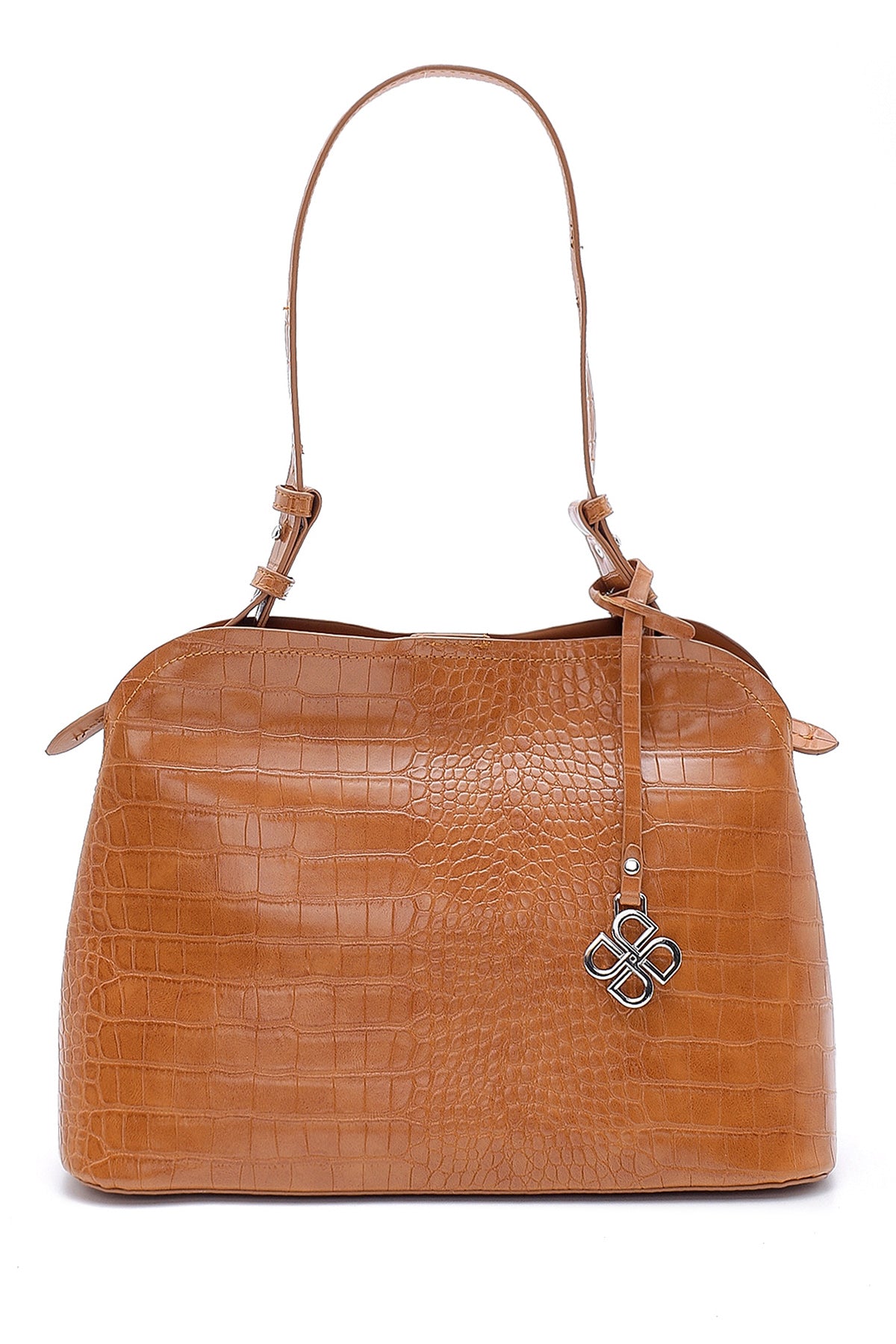 Kadın Kroko Detaylı Omuz Çantası 20SBD2681E3 | Derimod