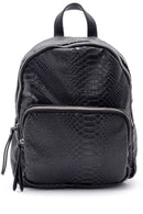 Kadın Yılan Derisi Desenli Sırt Çantası | Derimod