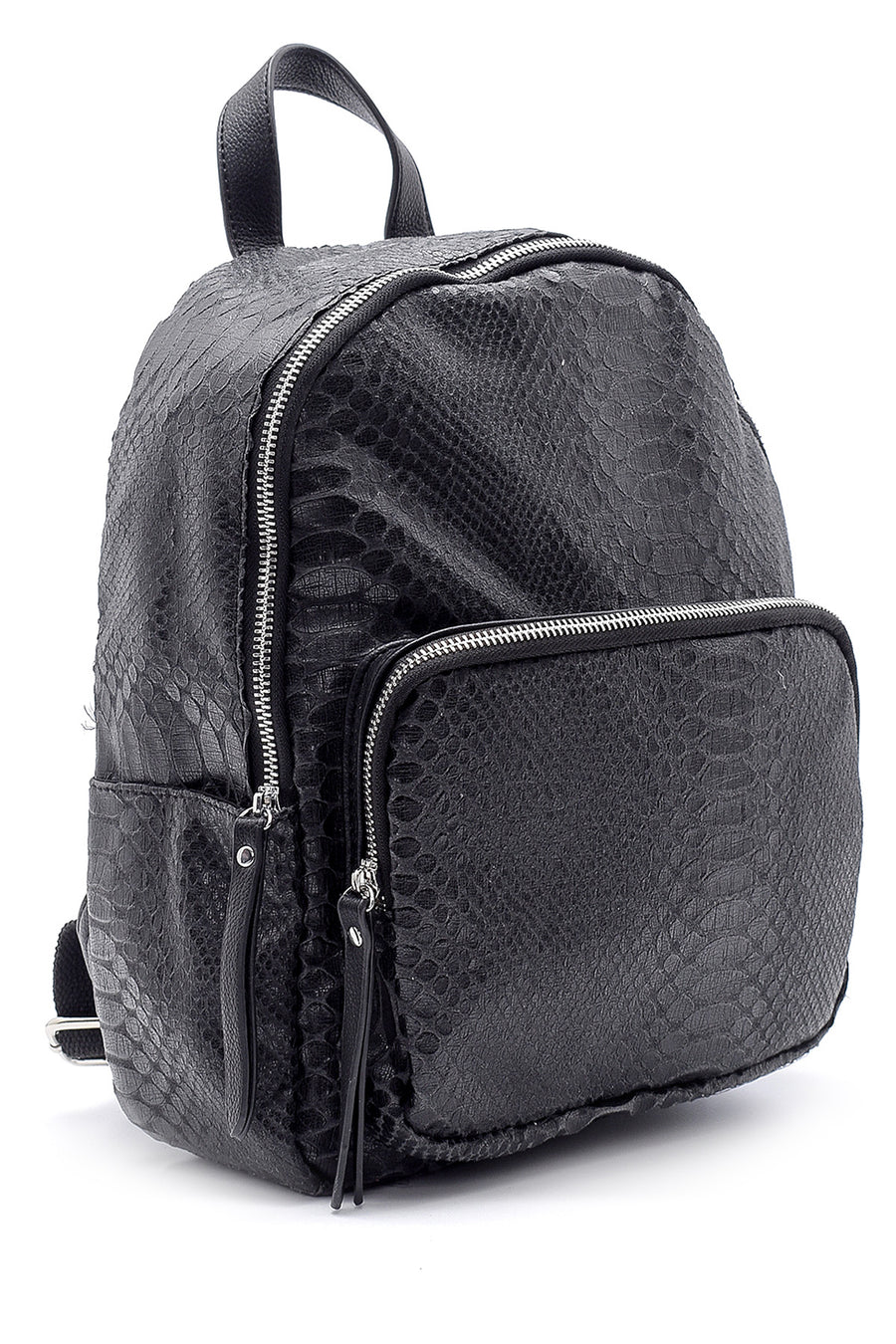 Women's Snakeskin Patterned Backpack