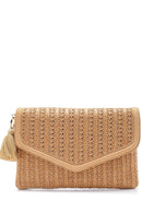 Women's Tassel Detailed Wicker Portfolio | Derimod