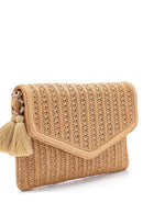 Women's Tassel Detailed Wicker Portfolio | Derimod