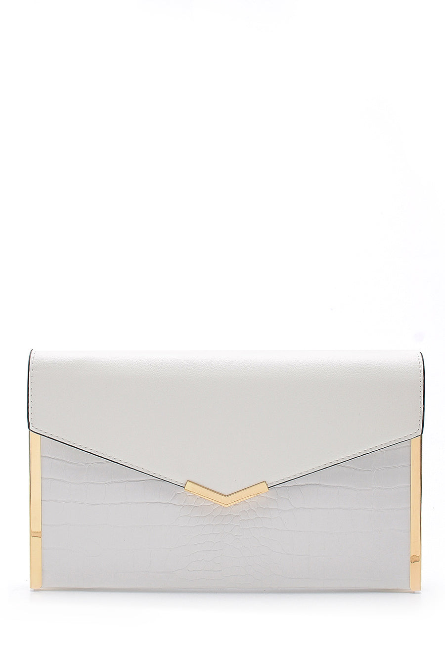 Women's Crocodile Patterned Portfolio 20SBD2810E3 | Derimod