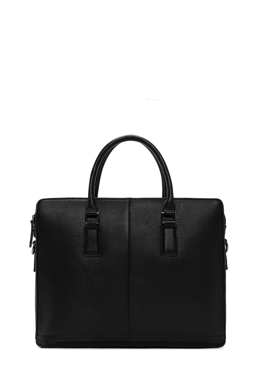 Men's Black Long Strap Briefcase