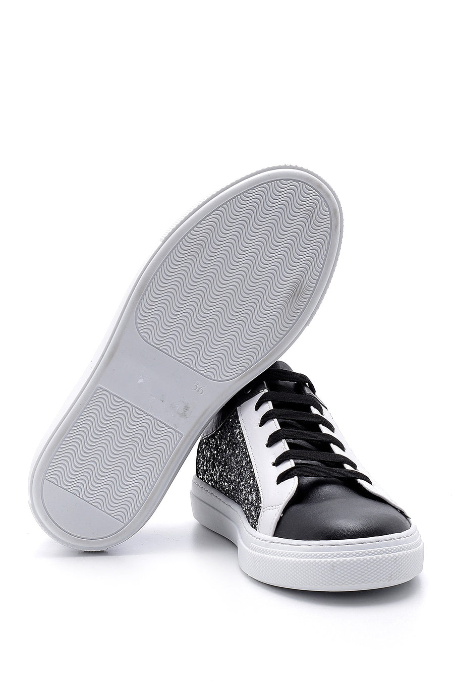 Kadın Yıldızlı Simli Sneaker