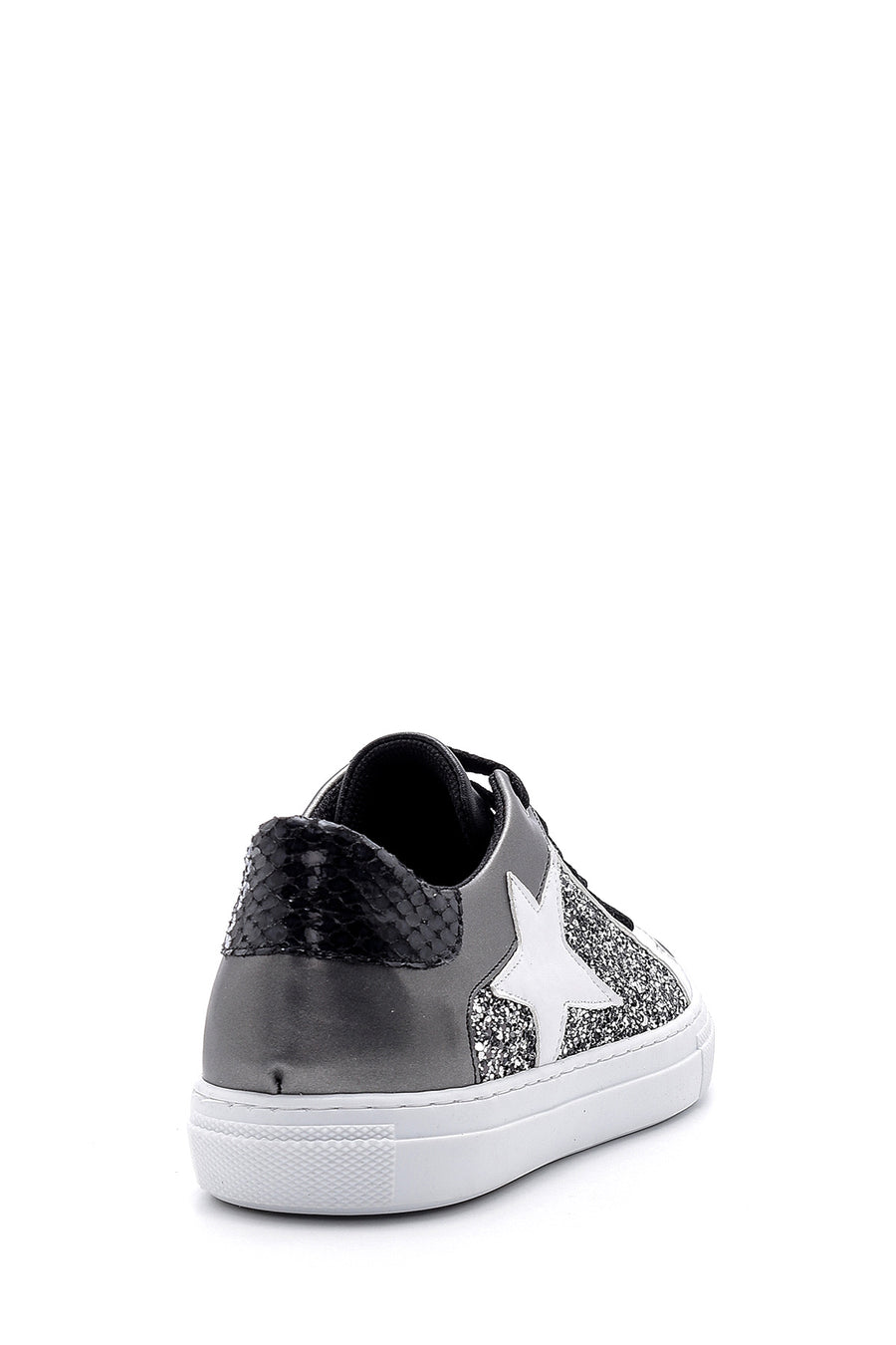 Kadın Yıldızlı Simli Sneaker