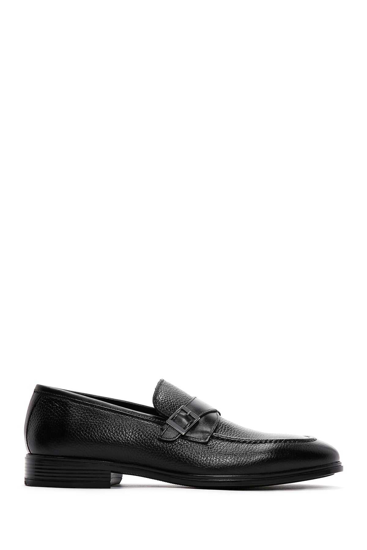 Erkek Siyah Deri Klasik Loafer 23WFD6840FT | Derimod