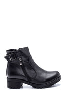 Women's Leather Zipper Boots | Derimod