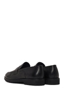 Male Black Leather Classic Loafer | Derimod