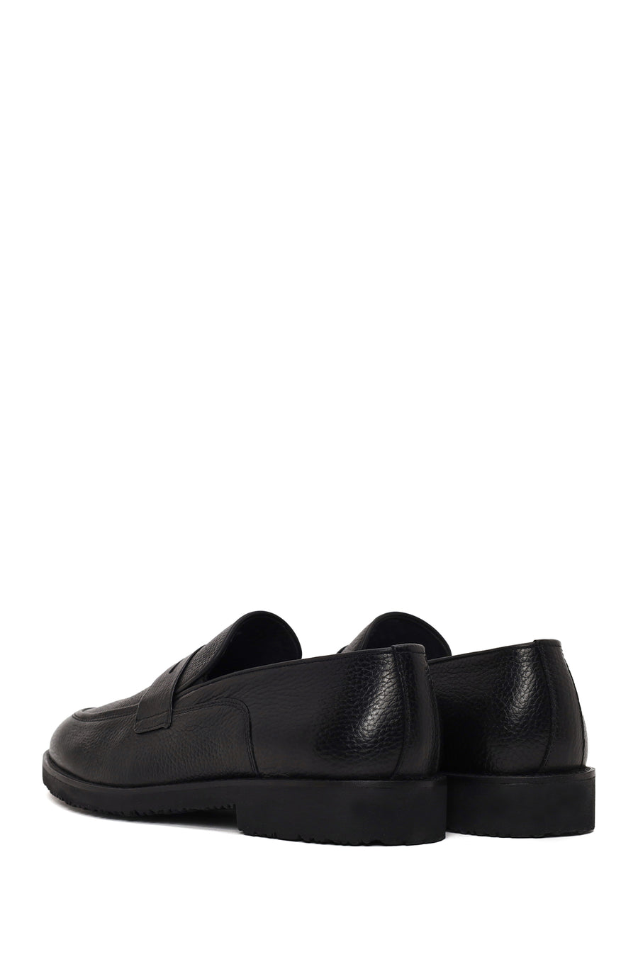 Male Black Leather Classic Loafer