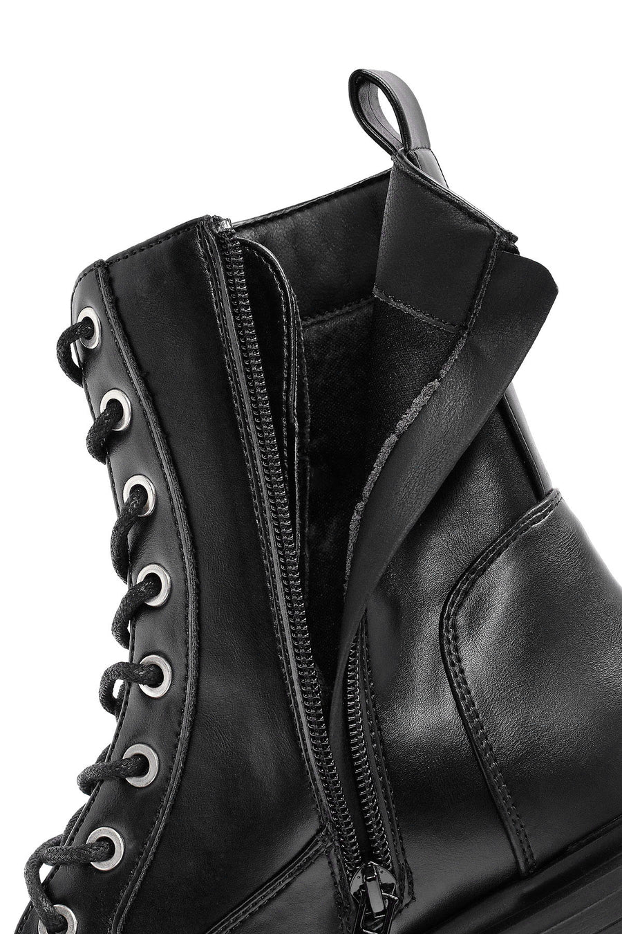Women's Black Zippered Boots