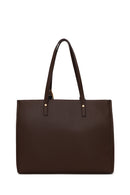 Woman Brown Printed Classic Shoulder Bag | Derimod
