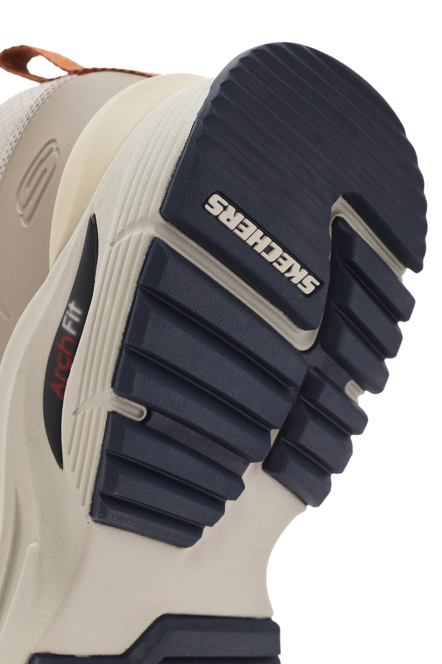 Skechers Men's Beige Arch Fit Baxter Pendroy Lace-up Sneaker