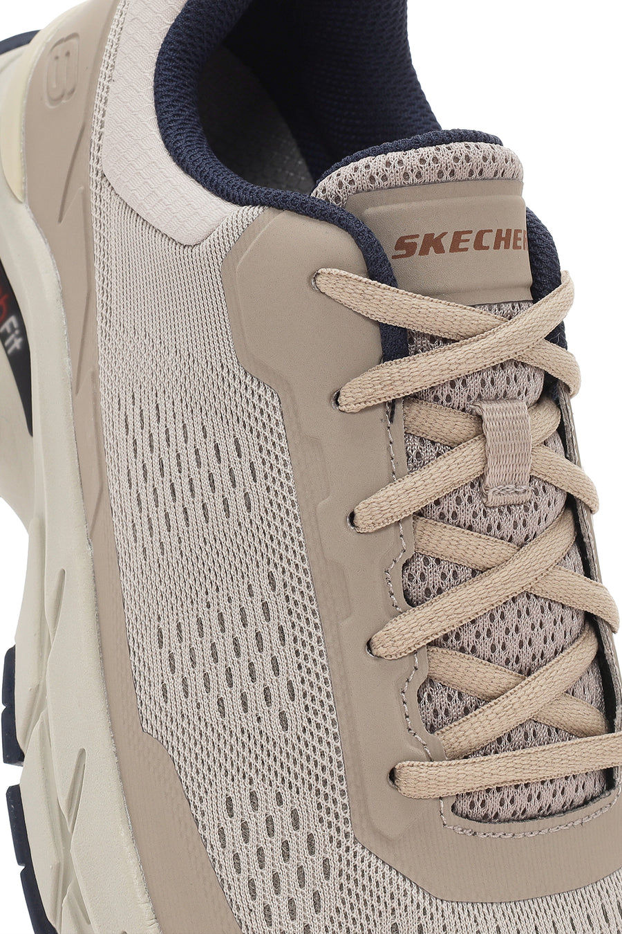 Skechers Men's Beige Arch Fit Baxter Pendroy Lace-up Sneaker