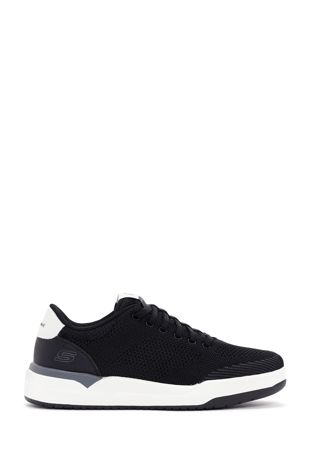 Skechers Erkek Siyah Corliss - Dorset Bağcıklı Sneaker