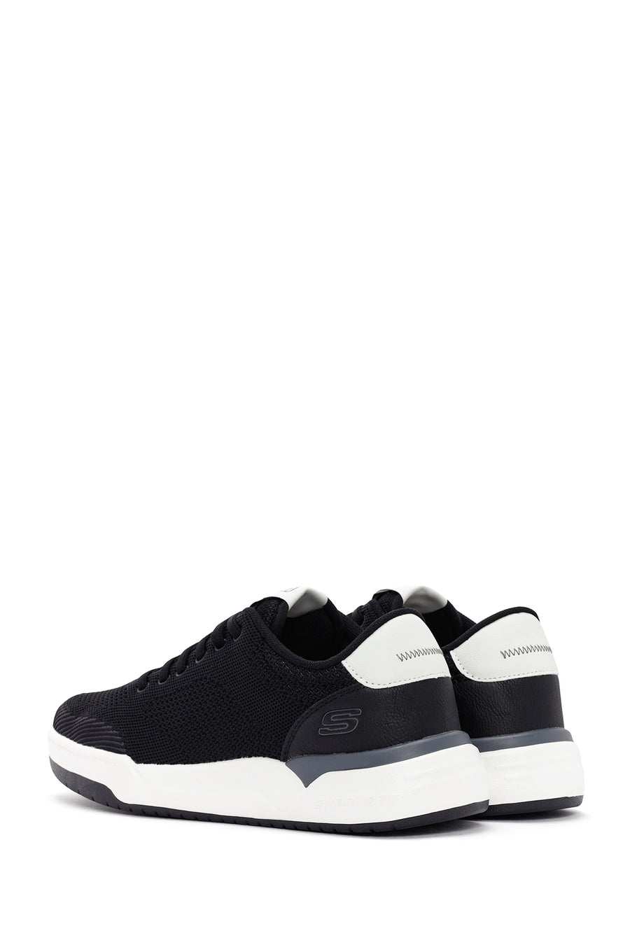 Skechers Men's Black Corliss - Dorset Lace-Up Sneaker