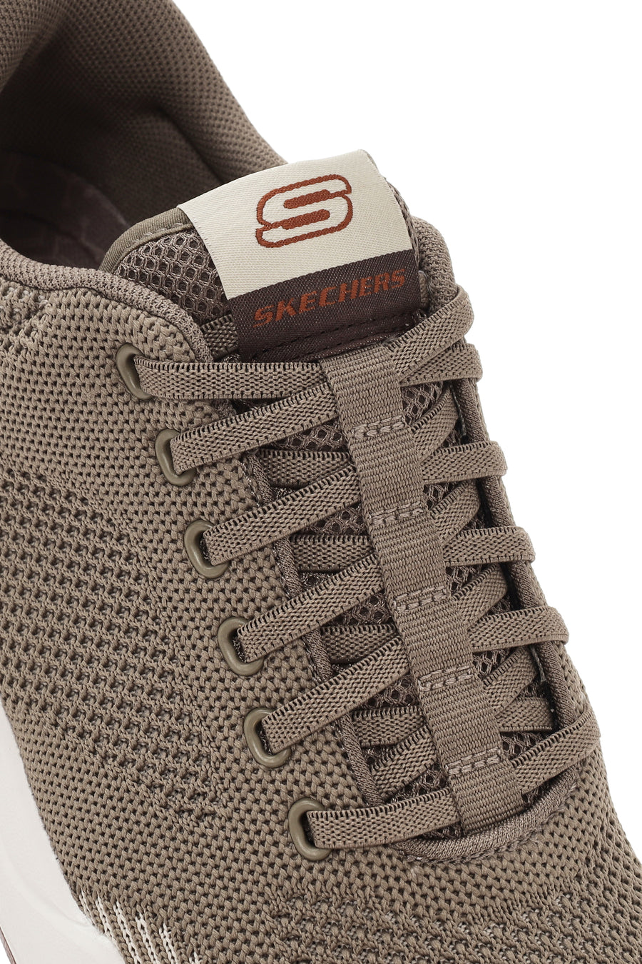 Skechers Erkek Bej Corliss - Dorset Bağcıklı Kumaş Sneaker