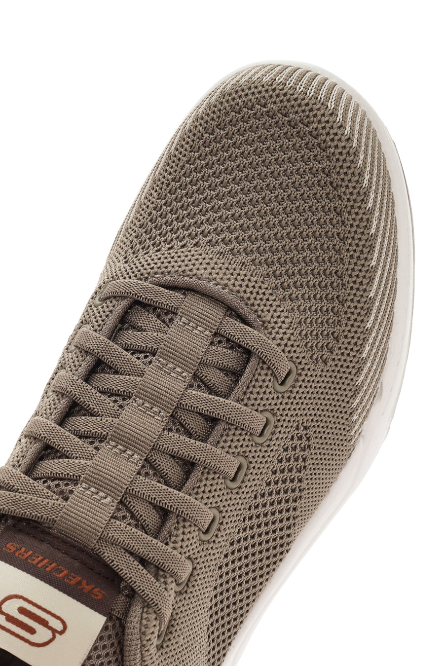 Skechers Erkek Bej Corliss - Dorset Bağcıklı Kumaş Sneaker