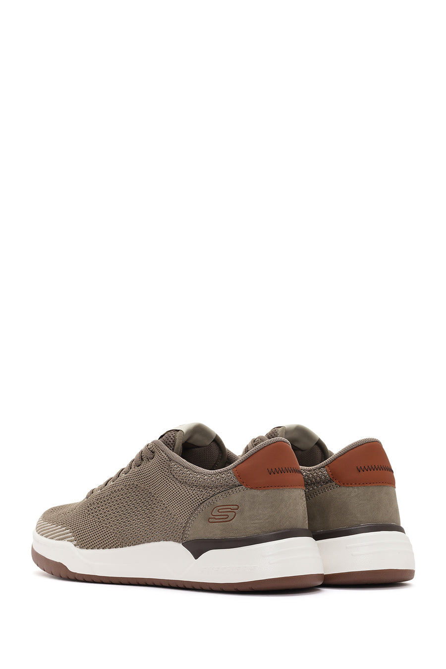 Skechers Erkek Bej Corliss - Dorset Bağcıklı Kumaş Sneaker