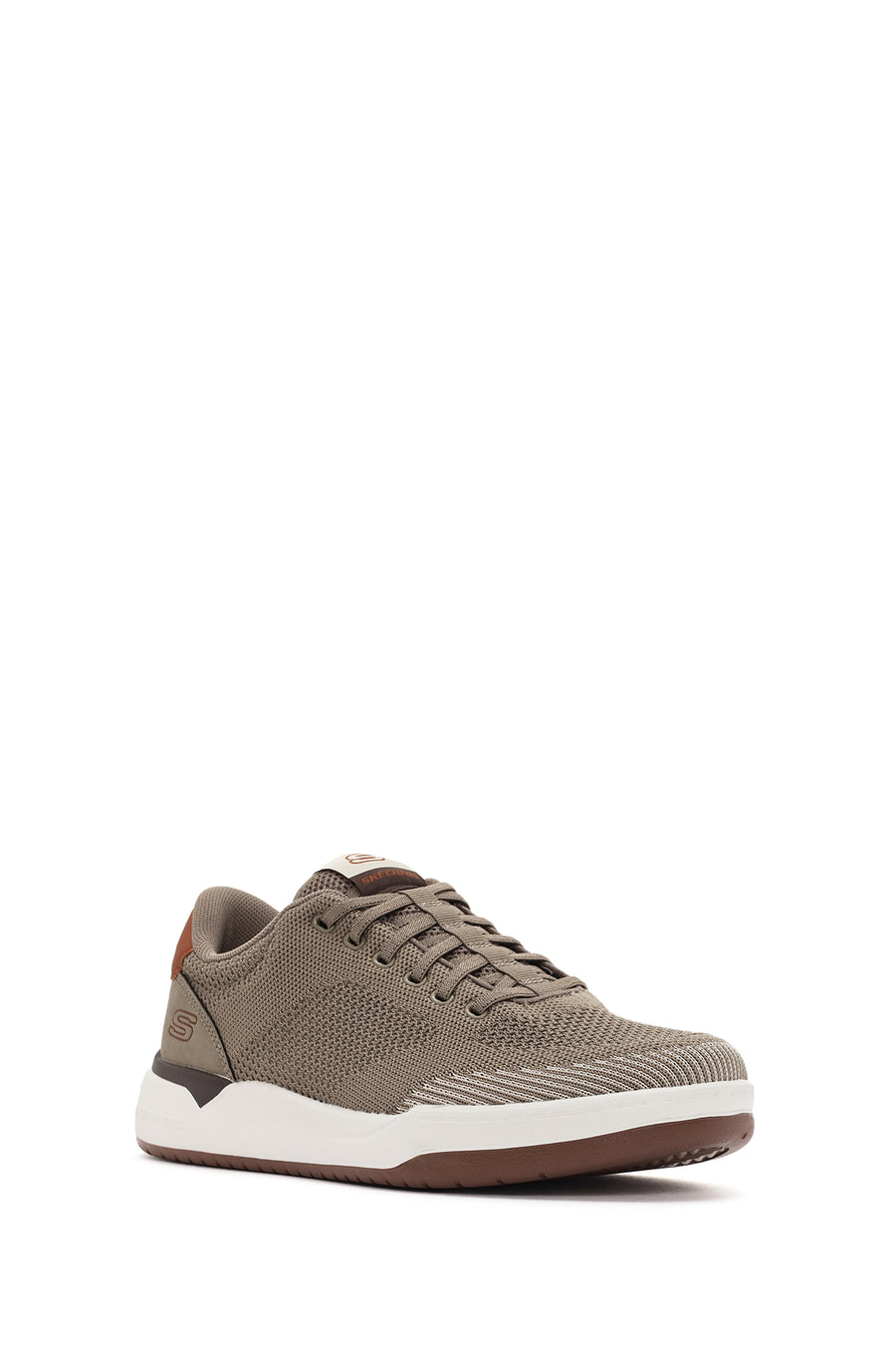 Skechers Erkek Bej Corliss - Dorset Bağcıklı Kumaş Sneaker