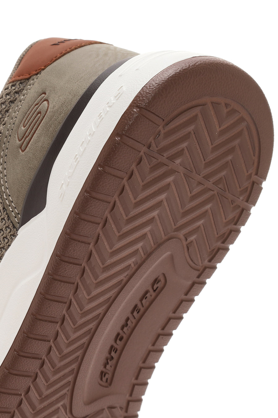 Skechers Erkek Bej Corliss - Dorset Bağcıklı Kumaş Sneaker