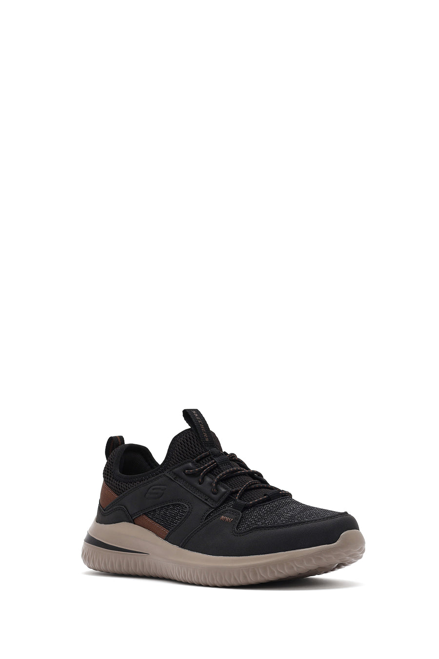 Skechers Erkek Siyah Delson 3.0 Kumaş Sneaker