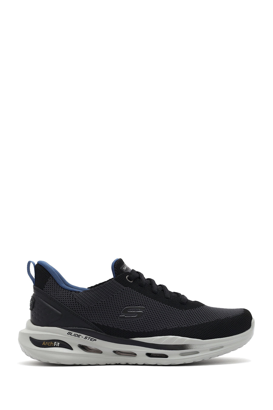 Skechers Erkek Siyah Arch Fit Orvan - Kincade Bağcıklı Kalın Tabanlı Sneaker 210994 BLK | Derimod