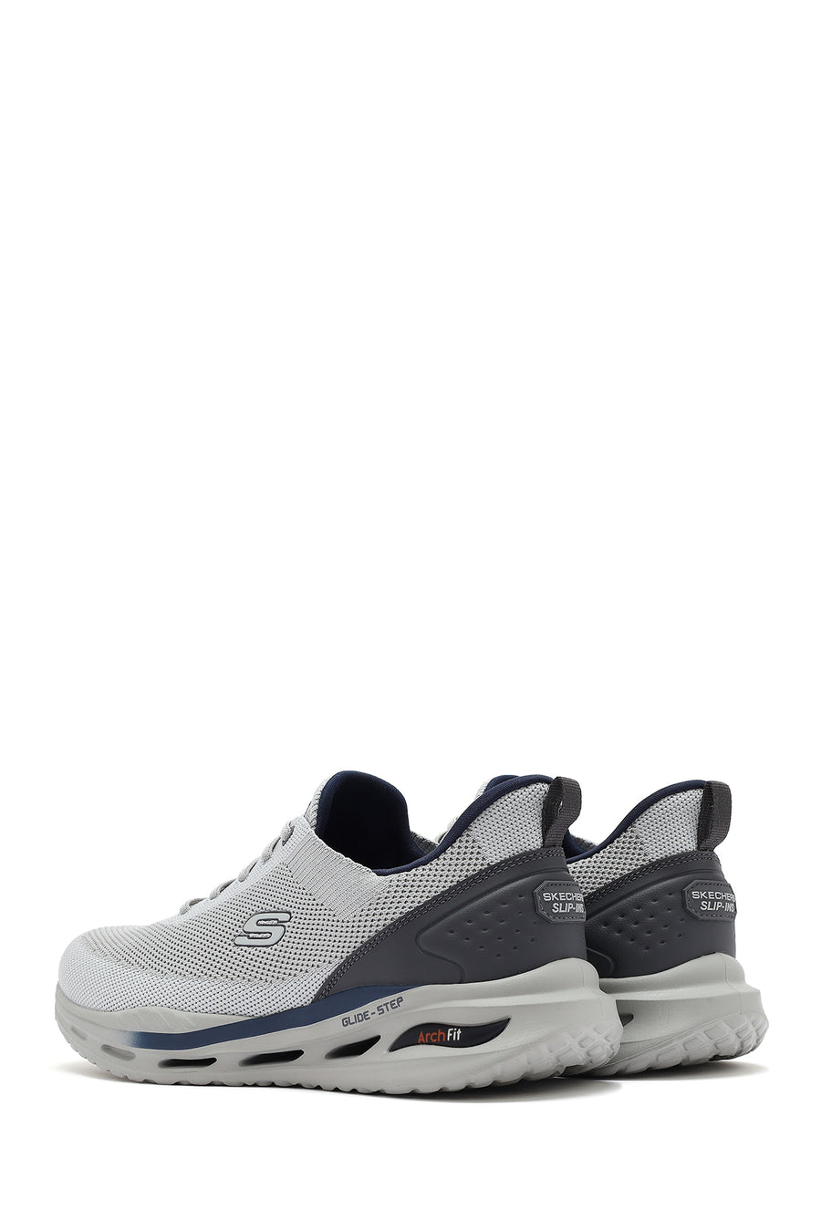 Skechers Erkek Gri Arch Fit Orvan - Kincade Bağcıklı Kalın Tabanlı Sneaker